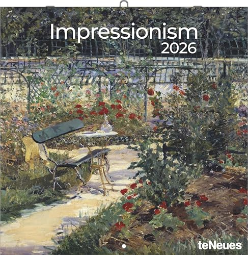 teNeues - Impressionismus 2026 – Kunst-Wandkalender 30x30 cm (30x60 cm geöffnet) | Broschürenkalender mit Meisterwerken für Impressionismus-Fans & Kunstliebhaber
