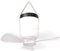 HOYECHI Camping Accessories Fan with Light - Portable Rechargeable Tent Fan with 8000mAh Battery, Remote Control & Hanging Hook - Cool Camping Gear for Tents, Outdoor, RV & Car Essentials