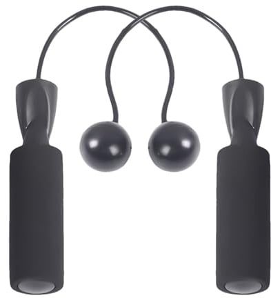 Cuerda de saltar inalámbrica para hombre, cuerda pesada, mango de bola, herramienta de saltar ajustable para cardio, entrenamiento de resistencia, equipo de fitness en interiores y exteriores, equipo