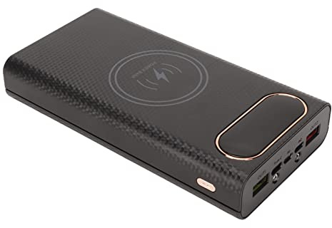 RASTKY Power Bank DIY Ladegerät Case mit 22,5 W Schnellladung für Dual-Geräte Schwarz für Reisende