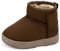 MK MATT KEELY Scarpe Invernali per Neonati Bambino Piccolo Ragazzo Ragazza Stivali da Neve,Marrone,23 EU(CN25)