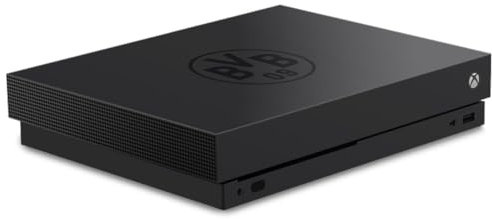 DeinDesign Skin kompatibel mit Microsoft Xbox One X Folie Sticker Borussia Dortmund Logo BVB