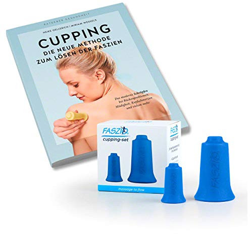 BellaBambi® Cupping - Bundle, FASZIO Cupping-Set, inkl. Buch, Faszien-Set, Schröpf-Set
