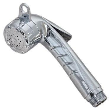 Marvix Soffione doccia cromato per caravan e camper, controllo on/off e flusso d'acqua costante, risparmio idrico, ad alta pressione, compatibile con sistema 12 V