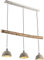 Globo Hänge Lampe Wohn Ess Zimmer Beton Strahler Holz Pendel Decken Lampe 15249-3
