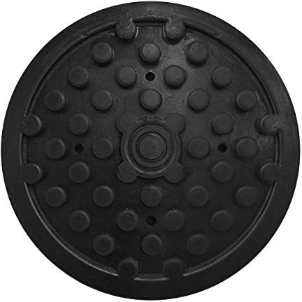 Sealey JP19 Safety Rubber Jack Pad - Type C , Black