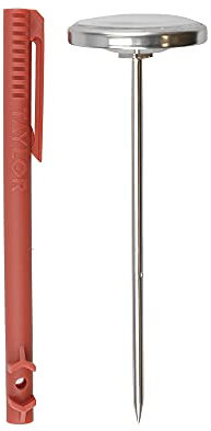 Taylor Read Meat Thermometer Probe, Food Thermometer with Fast Temperature Readings, 0°F to 220°F Range