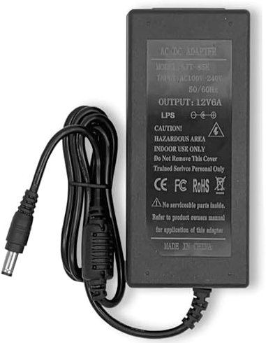 Boîtier d'alimentation pour moniteur TV Box Ruban LED compatible Mini TV DVD Mobile TVbox Router Switch Console de jeu LCD Écran 12 V 4 A 48 W 5,5 mm