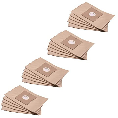 vhbw 20x Staubsaugerbeutel Ersatz für Kärcher 6.905-225.0 für Staubsauger - Papier, braun