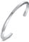 VNOX Viking Jewelry - Nordic Runes Amulet Bracelet Mobius Cuff Bangle for Men & Women, Stainless Steel, Silver, Diameter 64mm