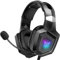 Gaming Headset with Microphone, Gaming Headphones Compatible for PS4 PS5 Xbox PC with RGB Lights, PlayStation Headset with Noise Reduction 7.1 Surround Sound Over-Ear and Wired 3.5mm Jack (Black)
