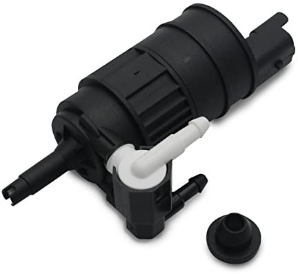 TOTMOX - Bomba para lavaparabrisas (doble salida delantera y trasera, para Re-nault Clio Megane Mk2 Scenic Espace Kangoo, 2 tomas de repuesto, bomba de arandela número de pieza 7700430702