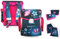 SCOOLSTAR Schmetterling Schulranzen Set MÄDCHEN 1 KLASSE | Set 3 TEILIG FÜR GRUNDSCHULE | INKL. FEDERMÄPPCHEN SPORTBEUTEL