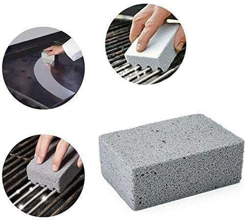 PLGEBR BBQ Grill Reinigung Brick Block Grill Reinigung Stein Küchenregale BBQ Fett Flecken Reiniger BBQ Werkzeuge Gadgets