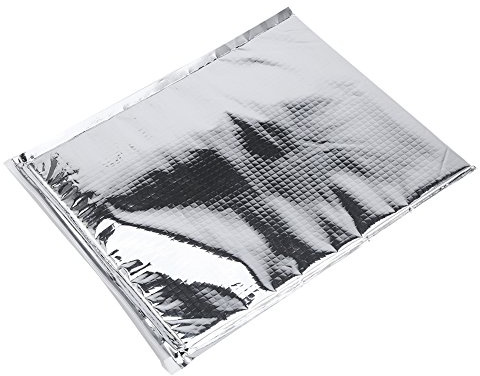 RiToEasysports Isoliertaschen, 3 Arten 5-teiliges Set Kühltasche Aluminiumfolie Isolierte Lebensmittelaufbewahrungstasche Thermokühler Silber