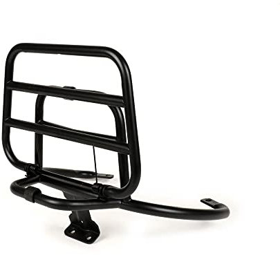 MOTONOSTRA Gepäckträger schwarz matt klappbar hinten kompatibel für Vespa GT, GTL, GTV, GTS Super, GT60, 125, 200, 250, 300