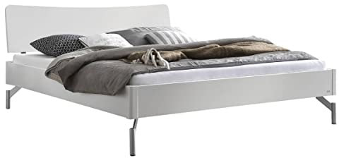 Hasena Lounge Designbett Albinia weiß lackiert 140x200