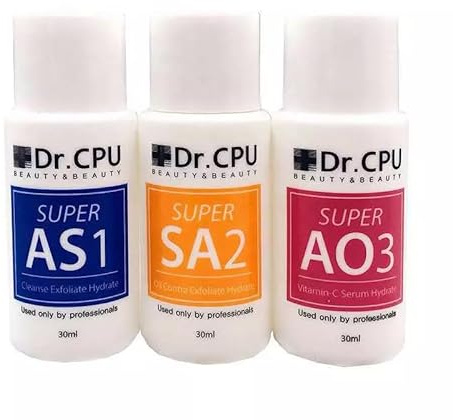 Aquafacial Lösung Hydra Profacial Peel Solution Aqua 3er Set Facial Konzentrat (3x30 ml)
