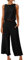AACH Damen Zweiteilige Outfits Leinen Freizeitanzug Sommer Tank Top und Hose 2 Teiler Hosenanzug Casual Einfarbig Jogginganzug Elegant Leicht Loungewear mit Taschen Strand Leinenanzug