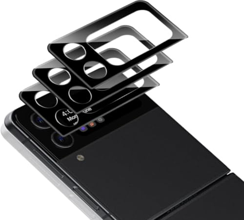 Phlleyaa Schutzfolie für Galaxy Z Flip 4 für Panzerglas Folie Kameraschutz [3 Stück],9H Härte/Kameraschutz/Anti- Kratzer für Panzer Schutz Glas für Galaxy Z Flip 4 Kamera Schutzfolie