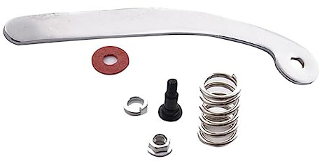 Mikinona Ersatz Whammy Bar Tremolo Vibrato Brücke für Gitarre Silber mit Zufälligen Farbzubehörteilen Kompatibel für Verschiedene Modelle Stabil und Langlebig