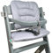 LaLoona Sitzauflage/Hochstuhl Kissen für Safety 1st / Bebeconfort Timba - 2 teiliges Sitzkissen, abwaschbar, OEKOTEX Standard 100, maschinenwaschbar - Grau beschichtet
