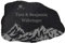 mtb more energy Türschild Namensschild aus Schiefer mit Gravur - Alpenpanorama - 22x15cm - Naturform- personalisierbares Schild Haustür