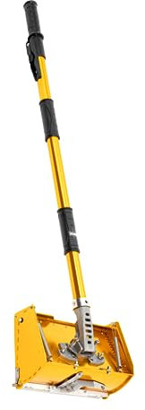 Profi Drywall Flat Finishing Spachtel Werkzeuge, Putty Messer Spachtel mit Teleskopstange 98 cm to bis 160 cm Spachtel zum Verputzen von Wänden und Decken