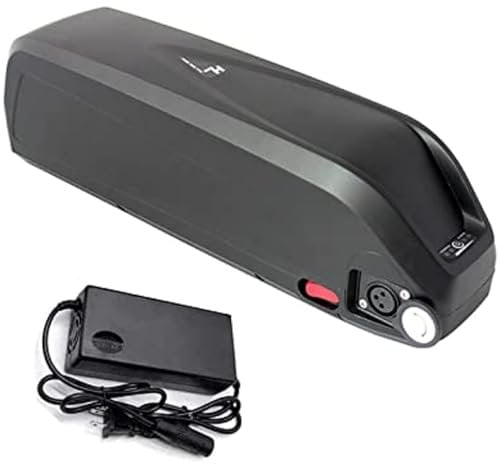 Ebike Battery 48V 15Ah Hailong Electric Bike Battery Lithium Battery Pack Replacement with Charger/BMS, 4 Pin Base, USB Port for 1000W 750W 500W 350W 250W Motor