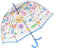 ThreeH Kinder-Regenschirm mit automatischer Öffnung Fiberglasrahmen niedlichen Katzenmustern für Jungen Mädchen im Alter von 3-10 Jahren,Blau