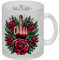 Stinkefinger Rosen - Ich hasse Menschen Glas Tasse Provokative Geste im Paar Beleidigung mit Blütenhand Blumen Hände