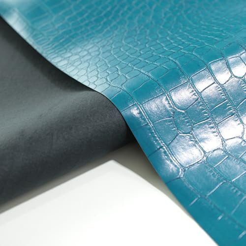 TOLKO 1m Lederimitat geprägtes Glattleder Reptilien Optik | weiche Premium Meterware | Stuhl Bank Sessel Sofa Sitzbezug 140cm breit | Kunstleder Bezugstoff Polsterstoff Polsterbezug Möbelstoff