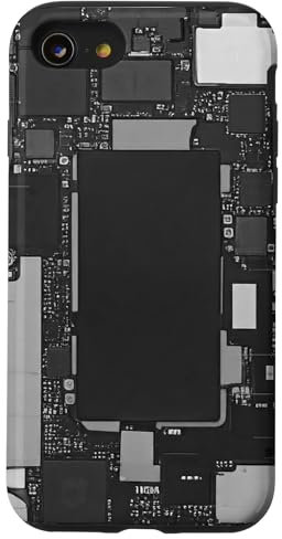 Design classique de carte mère avec circuits électroniques Coque pour iPhone SE (2020) / 7 / 8