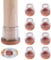 Easylife Set of 8 Silicone Chair Leg Floor Protectors, Round (Small Size: 14-19mm). Felt Chair Floor Protectors, Easy Fit Chair Feet Floor Protectors, Floor Protectors for Chairs - Fully Guaranteed