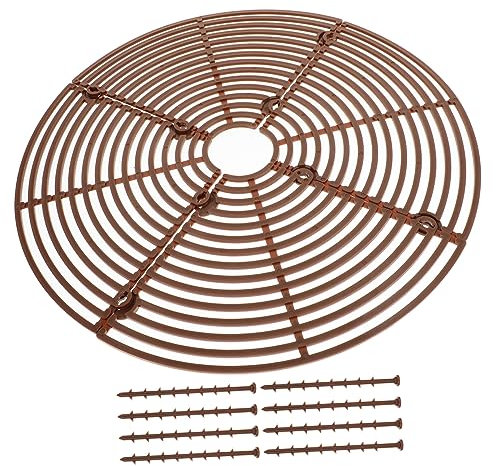 BEBEMOKO 3 Sets Blumentopfabdeckungen Katzenabwehr Topf Bodenschutz Langlebige Pflanzengitter Topfabdeckungen für den Innen- und Außenbereich Effektiver Pflanzenschutz gegen Kratzer