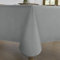 Romanstile Wachstuchtischdecke Outdoor 140x240 cm grau eckig mit Saum Leinenoptik PVC Tischdecke Wasserdicht Gartentischdecke wetterfest Table cloth für Geburtstag,Party,Sommer,Grill,Picknick,Esstisch