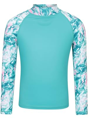Mountain Warehouse Combinaison en néoprène pour enfants - Combinaison à manches longues avec protection UV Rash Guard - Maillot de bain pour garçons et filles - Printemps, été, 13 ans