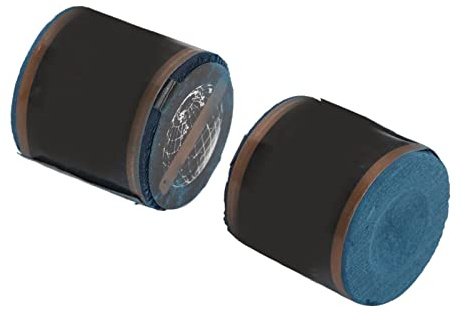 Stylebest Biljardkrita Stark Vidhäftningscylinder 2st för Pool Cue Precision Play Slitstarkt Material (Blå)