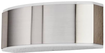 Lindby Outdoor Wall Light Pacon (Modern) in Silver Made of Stainless Steel (1 Light Source, E27) from wall lamp for Exterior/Interior Walls House Terrace und Balcony