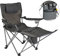 HI Chaise de Camping de avec Repose-Pieds Siège de Jardin Chaise de Plage Fauteuil Chaise d’Extérieur Pêche Terrasse Patio Balcon