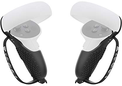 AMVR Touch Controller Grip Cover for Quest,for Quest 2 or Rift S with Anti-throw Straps and Handle Protective Sleeve
