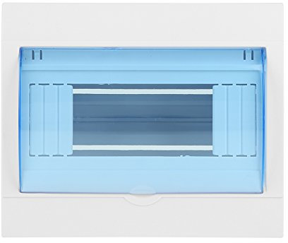 Boîtier de distribution Couvercle transparent en plastique Boîte de protection pour distribution électrique pour disjoncteur intérieur au mur Boîtier de disjoncteur étanche à la poussière (5-8 voies)