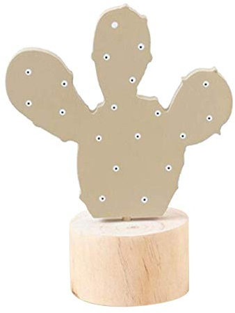Tubayia Escultura de madera de cactus, decoración de mesa para casa, oficina, bar, cafetería (estilo 1)