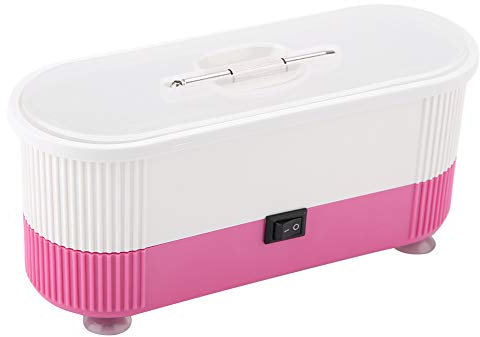 idalinya Ultrasonic Eyeglass Cleaner, Jewelry Cleaner, with Screwdriver Ultrasonic Cleaner, False Tooth for Gold(powder)