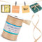 BENECREAT 300m/328 Yards 6.5mm Breite Raffia Garn Raffia Paper Craft Ribbon Packing Twine für Festival Weihnachtsgeschenke DIY Dekoration und Weberei, Tan
