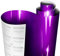 VViViD+ Ultra Gloss Candy Purple Vinyl Car Wrap Premium Paint Replacement Film Roll with Nano Air Release Technology, Stretchable Protective Cap Liner, Self Adhesive (1.5ft x 5ft)