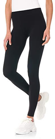 Goldenpoint Leggings in Microfibra Soft Touch, Colore Nero, Taglia S/M