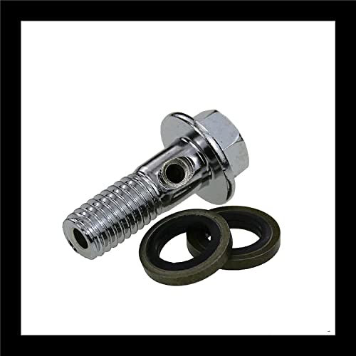 TERAM LOISIRS Vis de Banjo M8 x 1,25 + Joints Compatible Maitre Cylindre de Frein et Etrier Neuf France