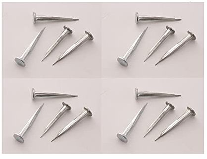 SISI UK® 50 tachuelas de corte fino para tapicería/alfombra/pines/clavos. Tamaño: 10 mm, 13 mm, 15 mm y 20 mm, zinc (13 mm)