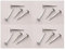 SISI UK® 50 tachuelas de corte fino para tapicería/alfombra/pines/clavos. Tamaño: 10 mm, 13 mm, 15 mm y 20 mm, zinc (13 mm)